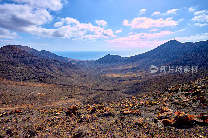 Degollada de Cofete views - jandia省，Fuerteventura